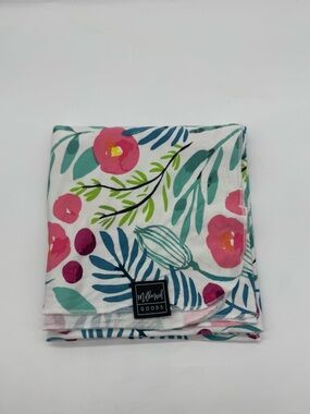 Milkmaid Goods Bamboo Swaddle Blanket in Floral Design